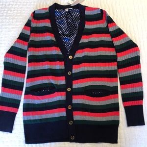 Anthropologie Striped Cardigan